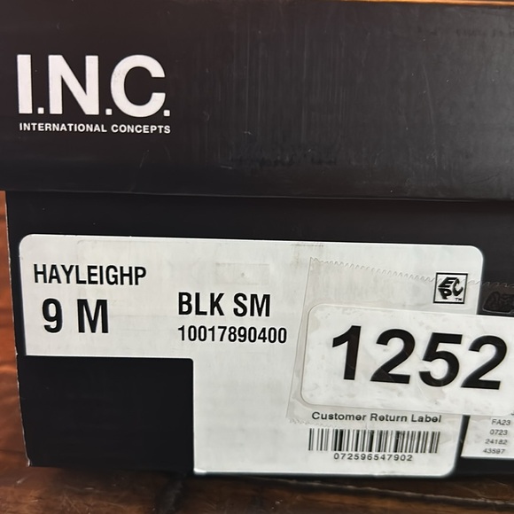 INC International Concepts Stiletto Heel Knee High Western Tall Boots NEW 9 - Picture 9 of 9